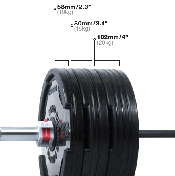 Escape Fitness Cross Training Bumper Plates (ECTBP)